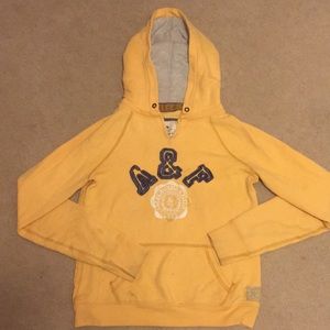 Abercrombie and Fitch yellow hoodie